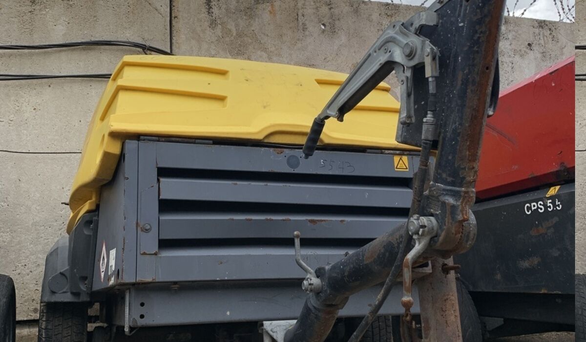 Дизельный компрессор Atlas Copco XAS 97, 5,3 м3/мин, 7 бар, б/у