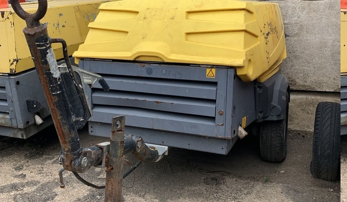 Дизельный компрессор Atlas Copco XAS 97, 5,3 м3/мин, 7 бар, б/у