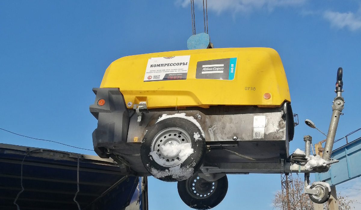 Дизельный компрессор Atlas Copco XAS88КD SQE, 5 м3/мин, 7 бар, б/у