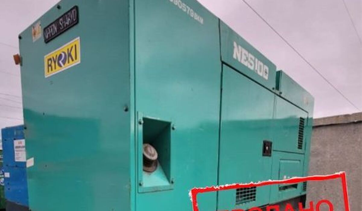 Японский Дизельный генератор Nippon Sharyo NES100EI, 61 кВт, б/у