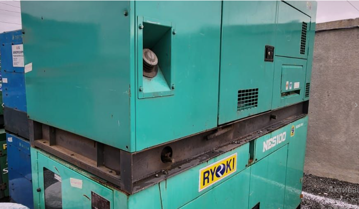 Японский Дизельный генератор Nippon Sharyo NES100EI, 61 кВт, б/у