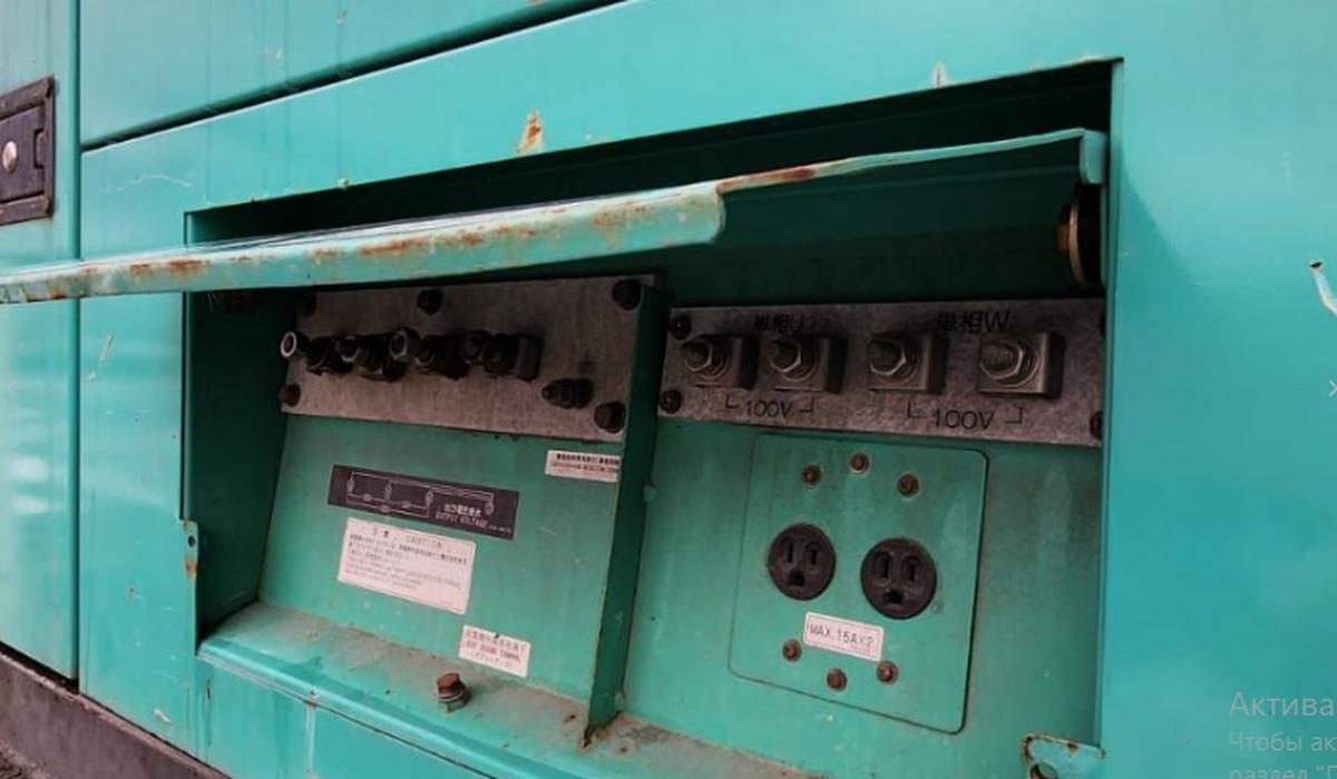 Японский Дизельный генератор Nippon Sharyo NES100EI, 61 кВт, б/у