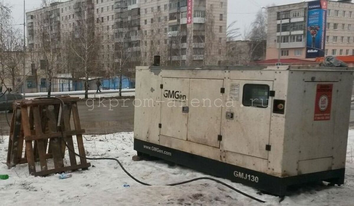 Дизельный генератор GMGen GMJ-130, 100 кВт, б/у