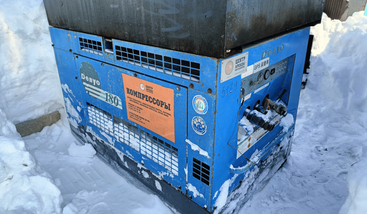 Дизельный компрессор Denyo DIS-180SB2, 5 м3/мин, 7 бар, б/у